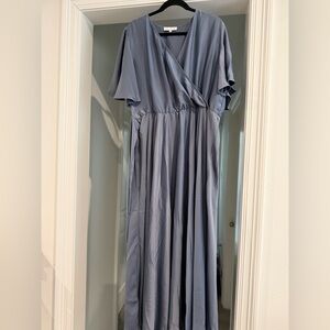 Ivy City Co Elegant Slate Maxi Dress